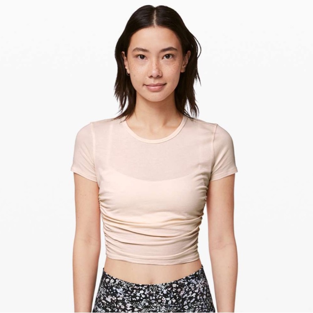 Lululemon All It Takes Short Sleeve Pink